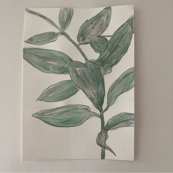 Botanical Original Watercolor Painting - Picture 1 of 1